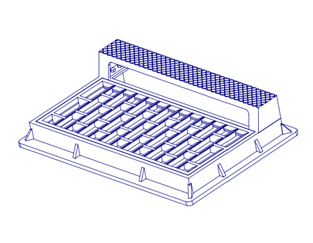 HEAVY DUTY CURB VANE INLET