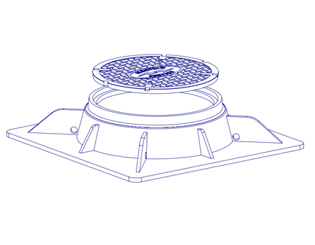 HEAVY DUTY SQUARE FLANGE FRAMES COVERS2